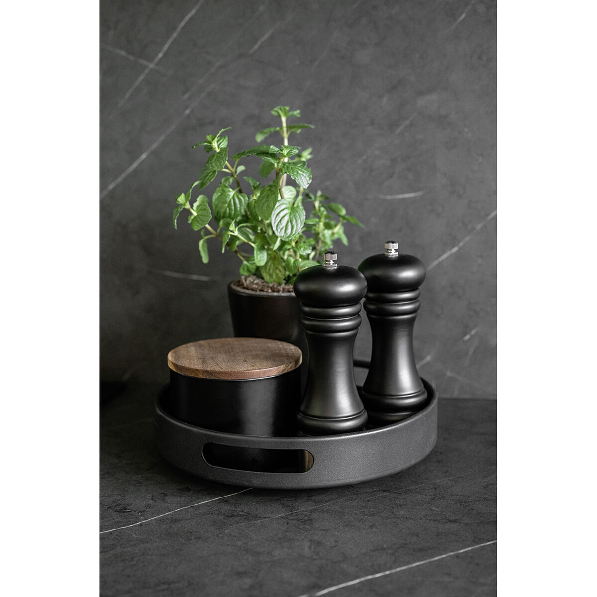 Tabuleiro Wenko Susie 55098100 Preto Redondo